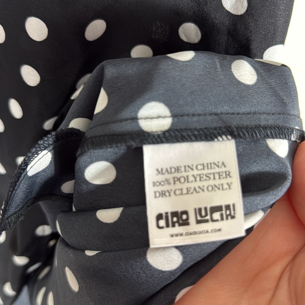Ciao Lucia Manolo Polka Dot Mini Dress - Picture 8 of 9